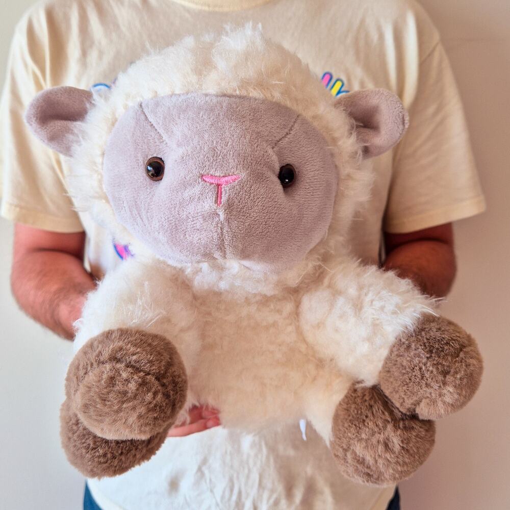 Animal Adventure Target Exclusive Lamb Plush 10 Inch White Tan Stuffed Toy